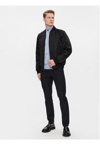 BOSS - Boss Kurtka bomber Corondo 50505648 Czarny Regular Fit. Kolor: czarny. Materiał: syntetyk