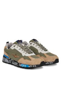 Aeronautica Militare Sneakersy 251SC276CT3546 Zielony. Kolor: zielony. Materiał: materiał #6