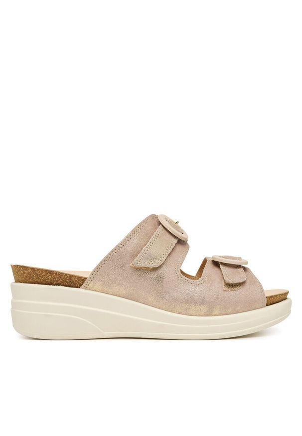 Klapki Ara. Kolor: beżowy