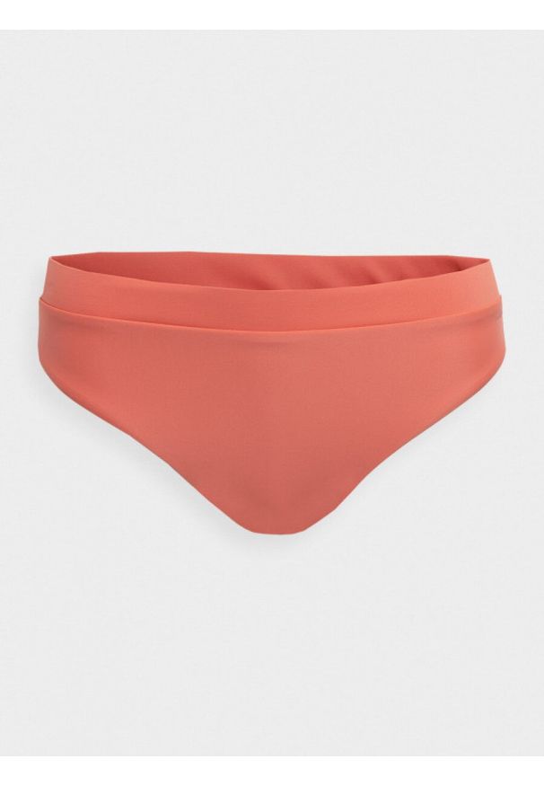 outhorn - Dół od bikini - czerwony. Kolor: czerwony. Materiał: materiał, poliester, elastan, poliamid