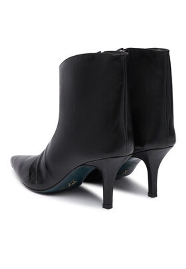 Patrizia Pepe Botki 2Y0041 L048 K103 Czarny. Kolor: czarny. Materiał: skóra