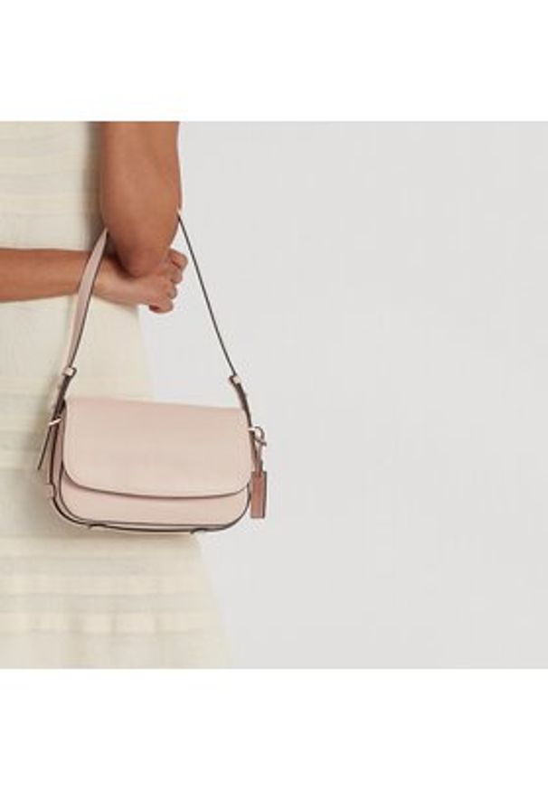 Lauren Ralph Lauren Torebka Maddy 24 431897375003 Różowy. Kolor: różowy. Materiał: skórzane