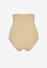Renee - Beżowe Majtki Modelujące High Waist Savirolle. Stan: podwyższony. Kolor: beżowy. Materiał: jeans