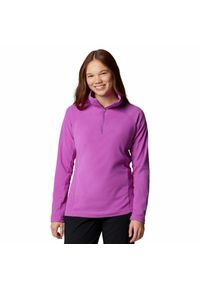 columbia - Bluza polarowa damska Columbia Glacial IV Half Zip. Kolor: fioletowy. Materiał: polar