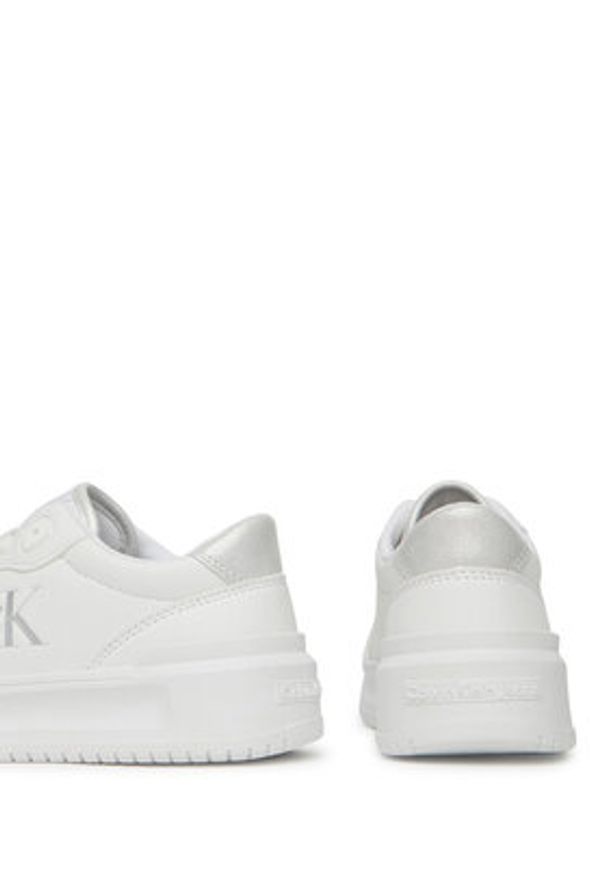 Calvin Klein Jeans Sneakersy V3A9-82021-1355X025 Biały. Kolor: biały. Materiał: skóra