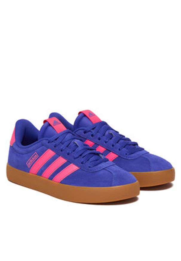 Adidas - adidas Sneakersy Vl Court 3.0 JP6915 Niebieski. Kolor: niebieski. Materiał: zamsz, skóra