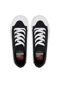 Love Moschino - LOVE MOSCHINO Trampki JA15012G0MJP0000 Czarny. Kolor: czarny. Materiał: materiał