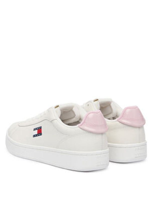 Tommy Jeans Sneakersy Archive '98 Valentines EN0EN03024 Écru. Materiał: skóra