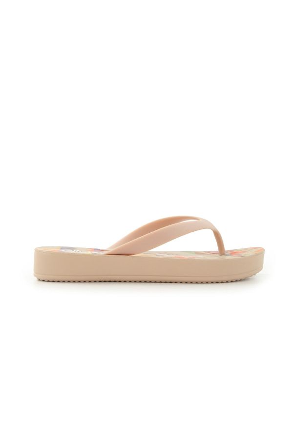 Japonki Dijean 278 995 Skin Multi, Beż, Guma - 41. Okazja: na plażę. Kolor: beżowy. Materiał: tworzywo sztuczne. Sezon: lato. Styl: klasyczny