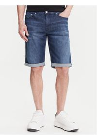 Karl Lagerfeld - KARL LAGERFELD Szorty jeansowe 265820 552833 Granatowy Regular Fit. Kolor: niebieski. Materiał: bawełna