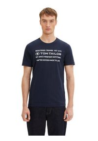 Tom Tailor T-Shirt 1034398 Granatowy Regular Fit. Kolor: niebieski