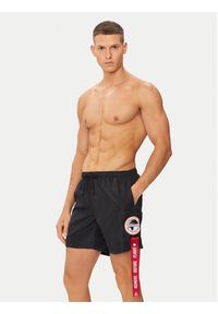 Aeronautica Militare Szorty kąpielowe 241BW219CT2967 Czarny Regular Fit. Kolor: czarny. Materiał: syntetyk #2