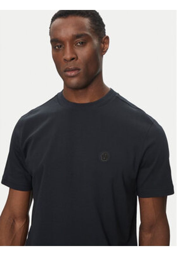 BOSS T-Shirt Tee TL 50531569 Granatowy Regular Fit. Kolor: niebieski. Materiał: bawełna
