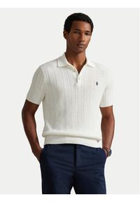 Polo Ralph Lauren Polo 710B13893002 Biały Regular Fit. Typ kołnierza: polo. Kolor: biały. Materiał: bawełna #1