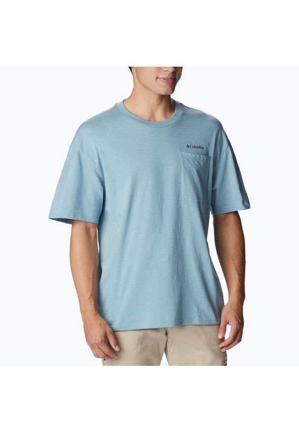 columbia - Koszulka trekkingowa męska Columbia Break It Down. Kolor: niebieski. Sport: turystyka piesza