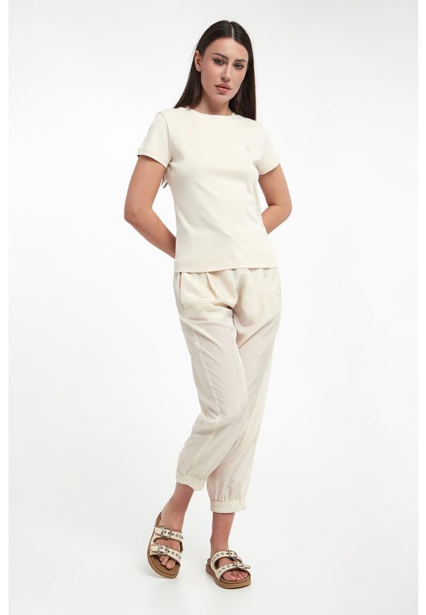 Marella - T-shirt damski Langue MARELLA MONOCHROME