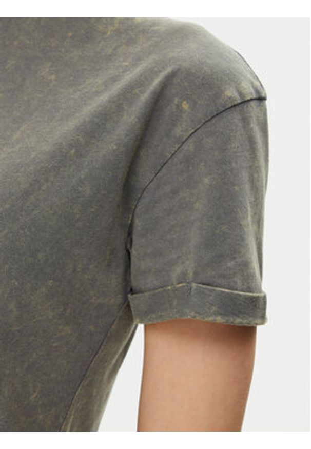 Noisy may - Noisy May T-Shirt Brandy 27033185 Szary Slim Fit. Kolor: szary. Materiał: bawełna