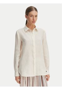 Weekend Max Mara Koszula Werner 2615111072 Écru Regular Fit. Kolor: kremowy. Materiał: len #1