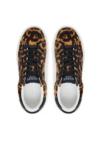 Guess Sneakersy FLTEL8 LEA12 Brązowy. Kolor: brązowy. Materiał: skóra #6