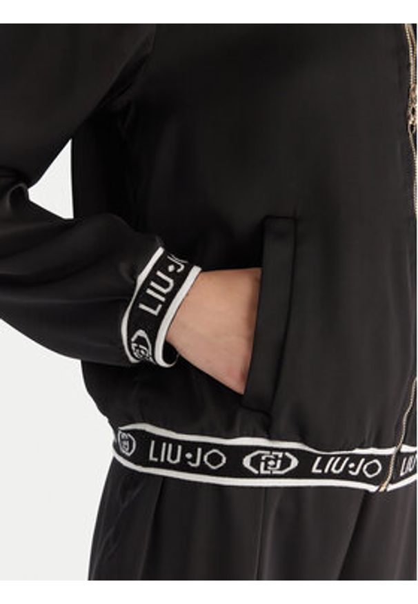 Liu Jo Sport Bluza TF5191 T004A Czarny Regular Fit. Kolor: czarny. Materiał: syntetyk. Styl: sportowy