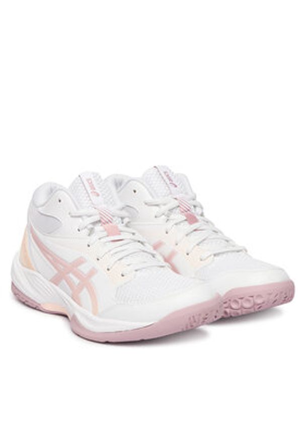 Asics Buty halowe Gel-Task Mt 4 1072A105 Biały. Kolor: biały. Materiał: skóra