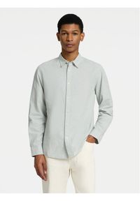 Selected Homme Koszula 16078867 Zielony Slim Fit. Kolor: zielony. Materiał: bawełna #1