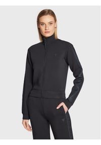 Guess Bluza New Allie Scuba V2YQ17 K7UW2 Czarny Regular Fit. Kolor: czarny. Materiał: wiskoza #1