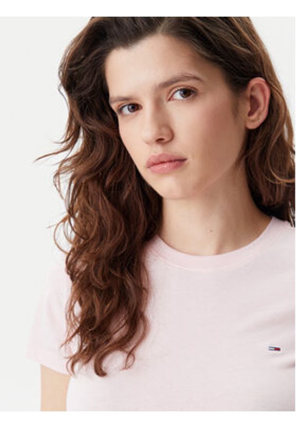 Tommy Jeans Komplet 2 t-shirtów DW0DW21366 Kolorowy Slim Fit. Materiał: bawełna. Wzór: kolorowy