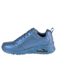 skechers - Buty do chodzenia damskie Skechers Uno Galactic Gal. Zapięcie: sznurówki. Kolor: niebieski. Materiał: guma, materiał, tkanina, syntetyk. Szerokość cholewki: normalna. Sport: turystyka piesza
