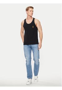 VERSACE - Versace Tank top Medusa AUU01012 Czarny Regular Fit. Kolor: czarny. Materiał: bawełna #5