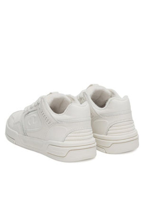 Champion Sneakersy ZN80 LOW BOUCLET S11701-WW017 Écru. Materiał: skóra