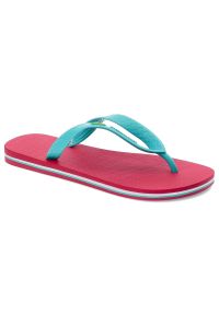 Różowe Japonki Ipanema Wodoodporne Obuwie Damskie. Okazja: na co dzień, na spacer, na plażę. Kolor: niebieski. Materiał: materiał. Sezon: lato. Styl: casual #1