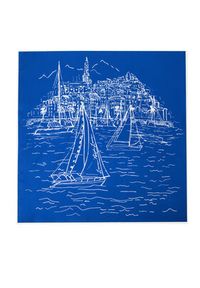 Lauren Ralph Lauren - LAUREN RALPH LAUREN Apaszka 454P09789002 Niebieski. Kolor: niebieski. Materiał: jedwab #2