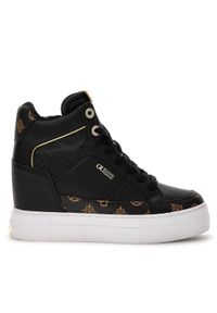 Guess Sneakersy Fridan FL7FRI FAL12 Czarny. Kolor: czarny. Materiał: skóra #1