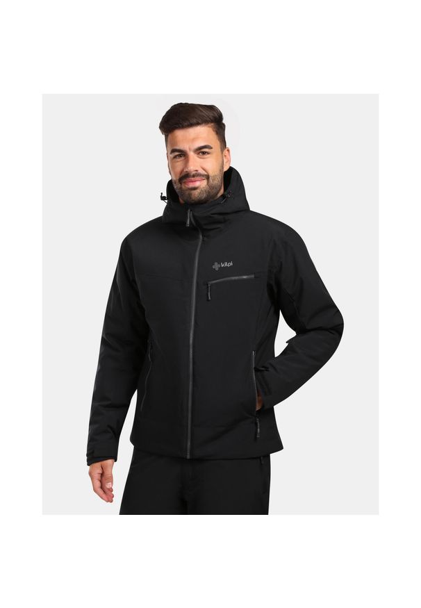 Męska kurtka narciarska Kilpi FLIP-M. Kolor: czarny. Sezon: zima. Sport: narciarstwo