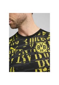 Puma - Męska koszulka przedmeczowa Borussia Dortmund 24/25 PUMA Black Faster Yellow. Kolor: żółty, wielokolorowy, czarny