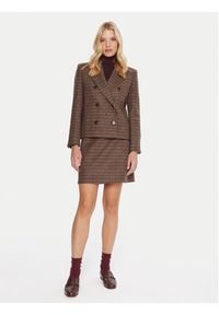 Weekend Max Mara Marynarka Gerusia 2525046032 Brązowy Regular Fit. Kolor: brązowy. Materiał: wełna #4