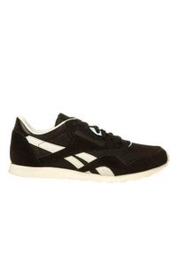 Buty do chodzenia damskie Reebok CL NYLON SLIM EP. Zapięcie: sznurówki. Kolor: czarny, wielokolorowy. Materiał: syntetyk, nylon, materiał, skóra, tkanina. Szerokość cholewki: normalna. Model: Reebok Nylon. Sport: turystyka piesza