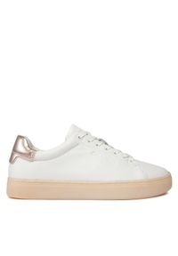 Calvin Klein Sneakersy Cupsole Lace Up Pearl HW0HW01897 Biały. Kolor: biały