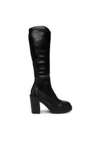 Love Moschino - LOVE MOSCHINO Kozaki JA2602AG1NIEZ00038 Czarny. Kolor: czarny. Materiał: skóra