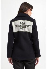 Aeronautica Militare - Płaszcz damski wełniany AERONAUTICA MILITARE. Materiał: wełna