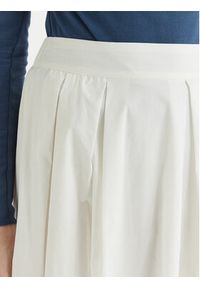 only - ONLY Spódnica trapezowa Maila 15369555 Biały Regular Fit. Kolor: biały. Materiał: bawełna #4