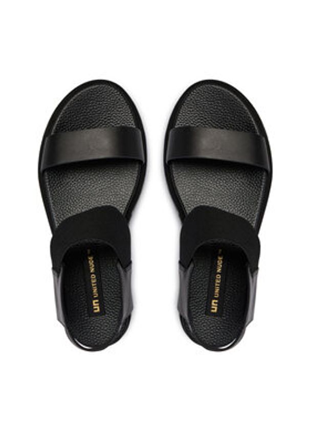 United Nude Sandały Rico Sandal II 110140116 Czarny. Kolor: czarny. Materiał: skóra