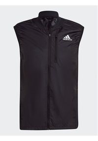 Adidas - adidas Kamizelka Own The Run Vest HL3926 Czarny Slim Fit. Kolor: czarny. Materiał: syntetyk