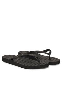 TOMMY HILFIGER - Tommy Hilfiger Japonki Hilfiger Strap Beach Sandal FW0FW08736 Czarny. Kolor: czarny. Materiał: materiał #6