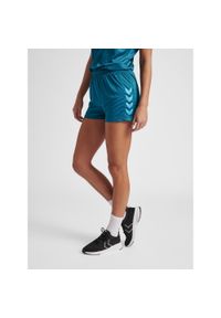 Spodenki sportowe damskie Hummel Core XK Poly Shorts Woman. Kolor: niebieski