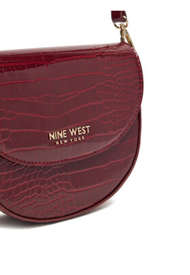 Nine West Torebka CEO-ZOE-S23806 Bordowy. Kolor: czerwony