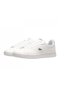 Buty Lacoste Carnaby Pro 123 8 M Sma745SMA0111147 białe. Kolor: biały. Materiał: materiał, syntetyk, tkanina, skóra. Szerokość cholewki: normalna #4