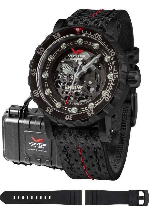 Zegarek Vostok Europe Zegarek męski Vostok Europe NH72-571C647 czarny. Kolor: czarny