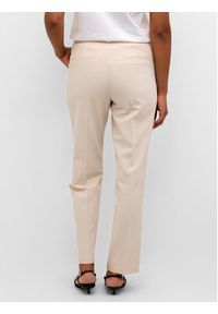 Kaffe Spodnie materiałowe Sakura 10507770 Écru Regular Fit. Kolor: kremowy. Materiał: syntetyk #3